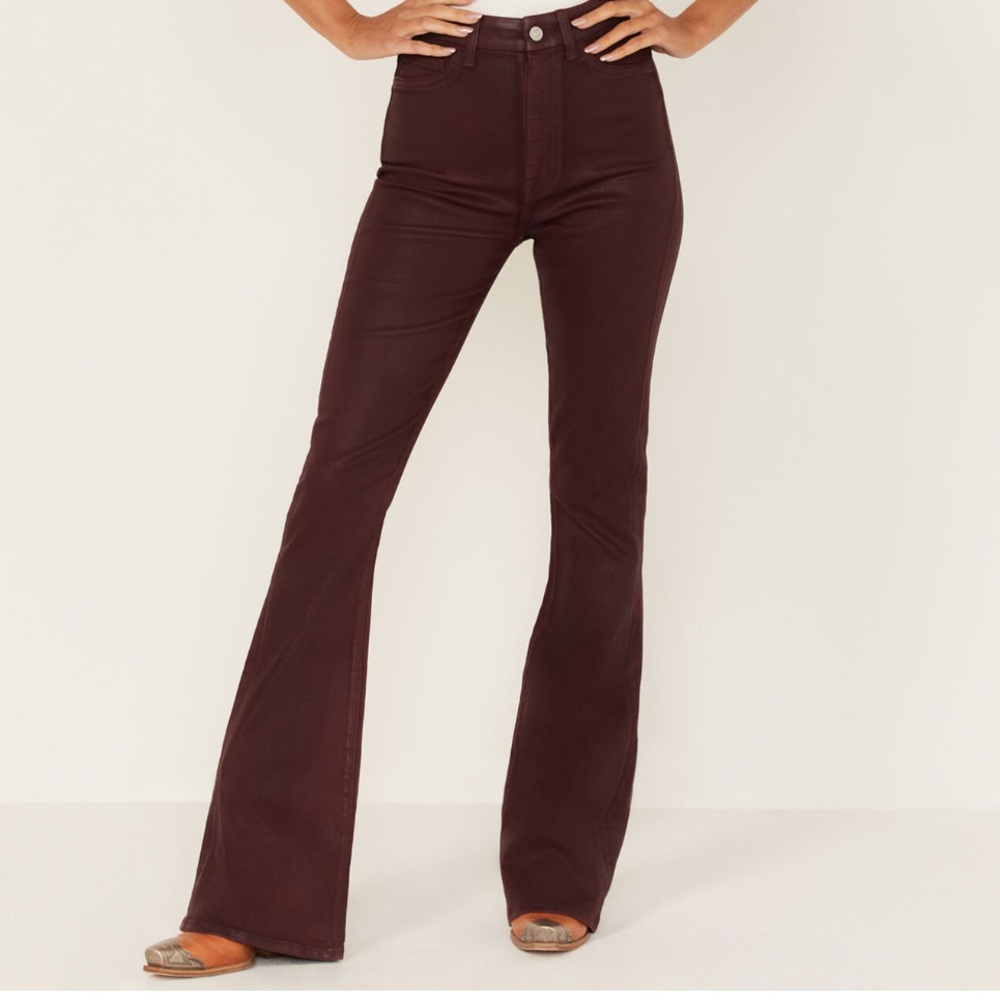 7 FOR ALL MANKIND WOMEN'S HIGH RISE COATED SLIM BOOTCUT JEANS